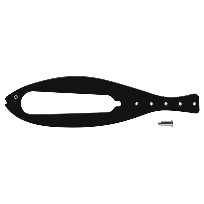 Pestillo de Puerta para Gatos con Ancho Ajustable: Diseño en Forma de Pez, Correa de Cierre Flexible y Tope de Puerta para Mascotas.