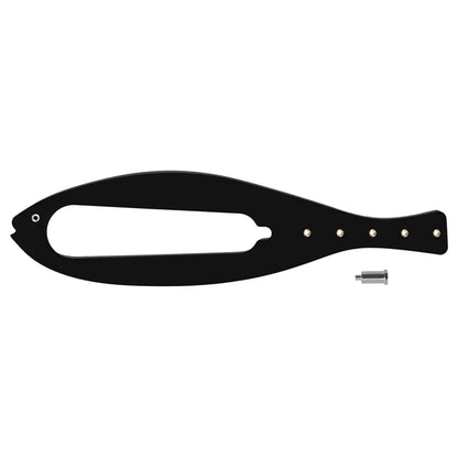 Pestillo de Puerta para Gatos con Ancho Ajustable: Diseño en Forma de Pez, Correa de Cierre Flexible y Tope de Puerta para Mascotas.