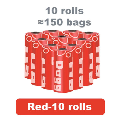 Dispensador de Bolsas para Excrementos de Perro con Luz LED: Bolsas de Residuos Degradables, Portátil para Exteriores, Bolsas de Basura para Limpieza de Perros y Gatos.